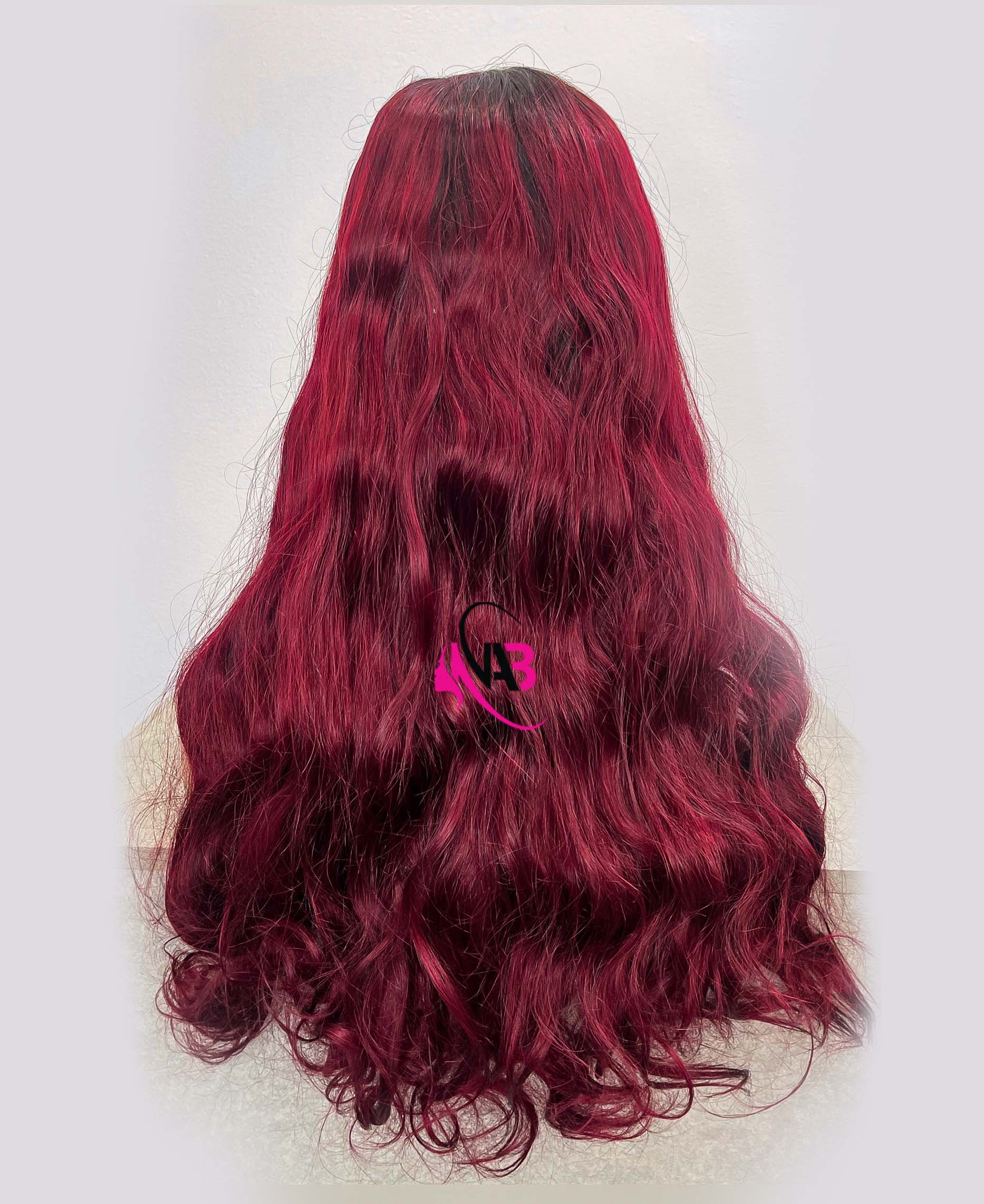 Strait wave u-part colored 100% Natural Human Hair