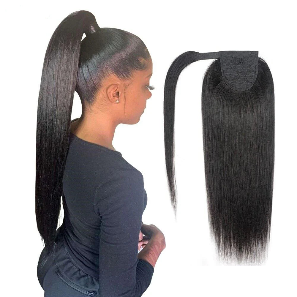 Ponytail Hair Natural Wave.