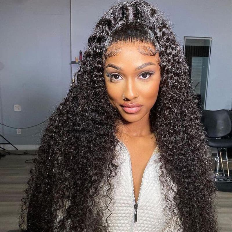 Lace Wig Deep Wave Style.